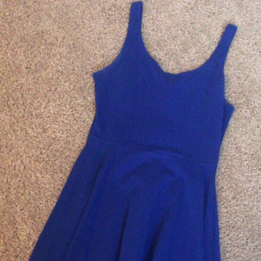 Blue dress